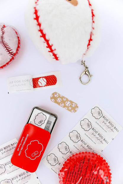 Baseball Boo Boo First Aid Keychain Kit
