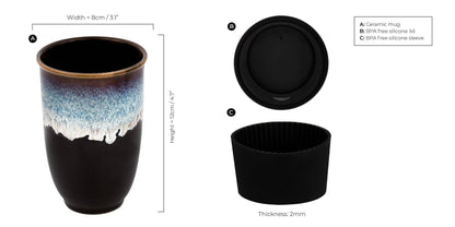 Monsoon Portable Ceramic Cup