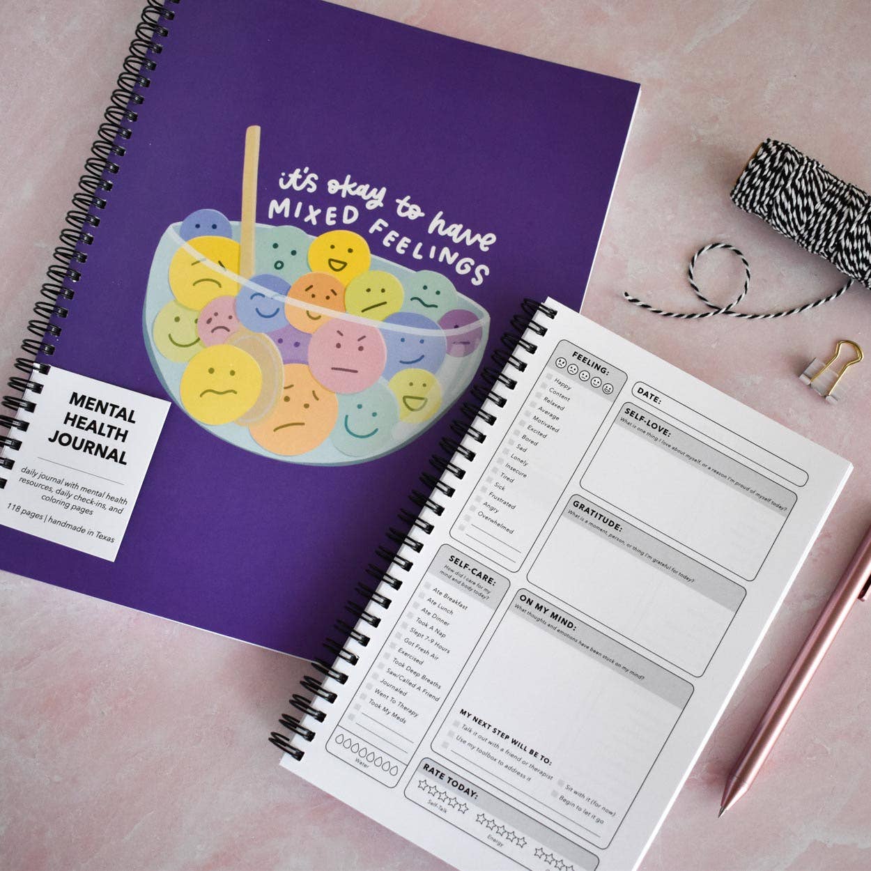 Mixed Feelings Mental Health Journal: Small (5.5x8.5")