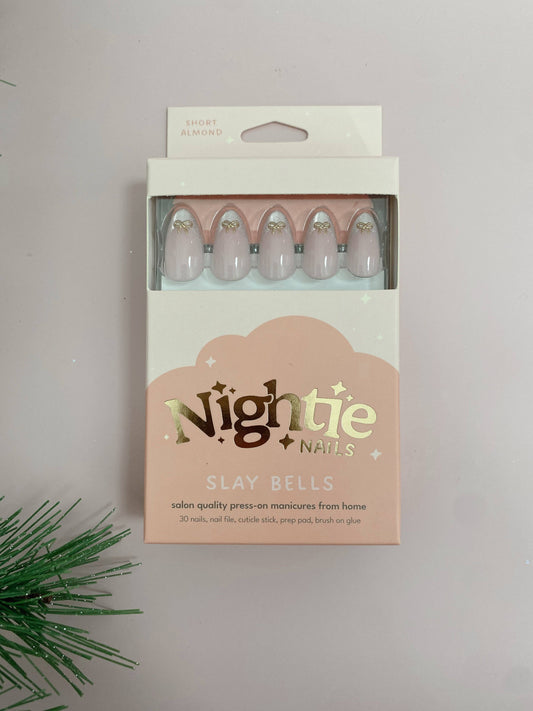 Slay Bells Press On Nails