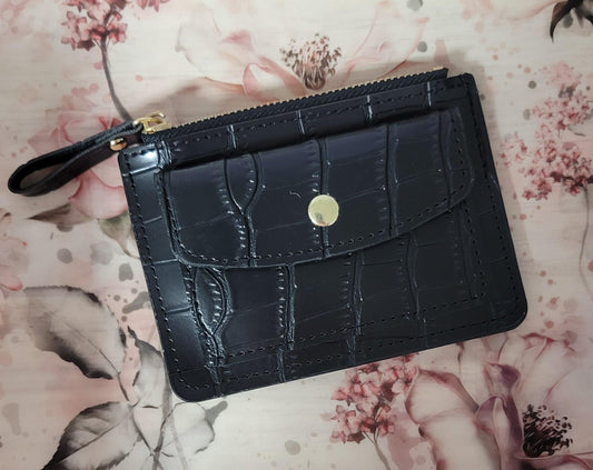Cardholder wallet (Black) - Simply Graced Mama