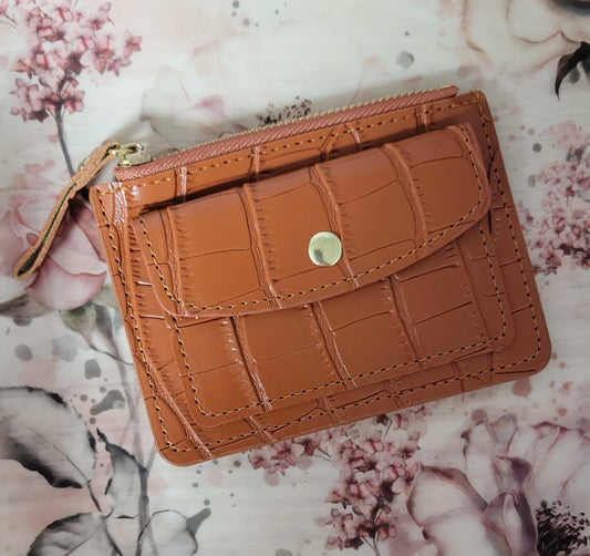 Cardholder wallet (Brick Red) - Simply Graced Mama