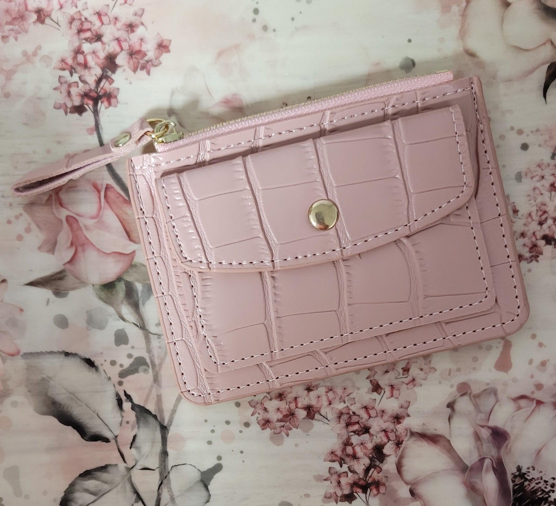 Cardholder wallet (Light Pink) - Simply Graced Mama