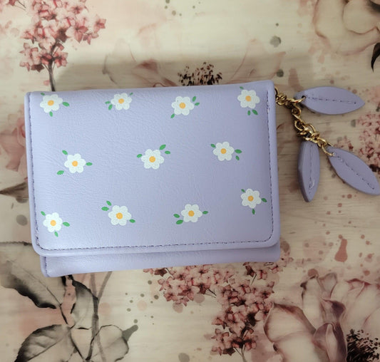 Floral wallet (Light Purple) - Simply Graced Mama