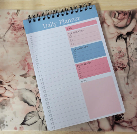 Daily Planner - Blue - Simply Graced Mama