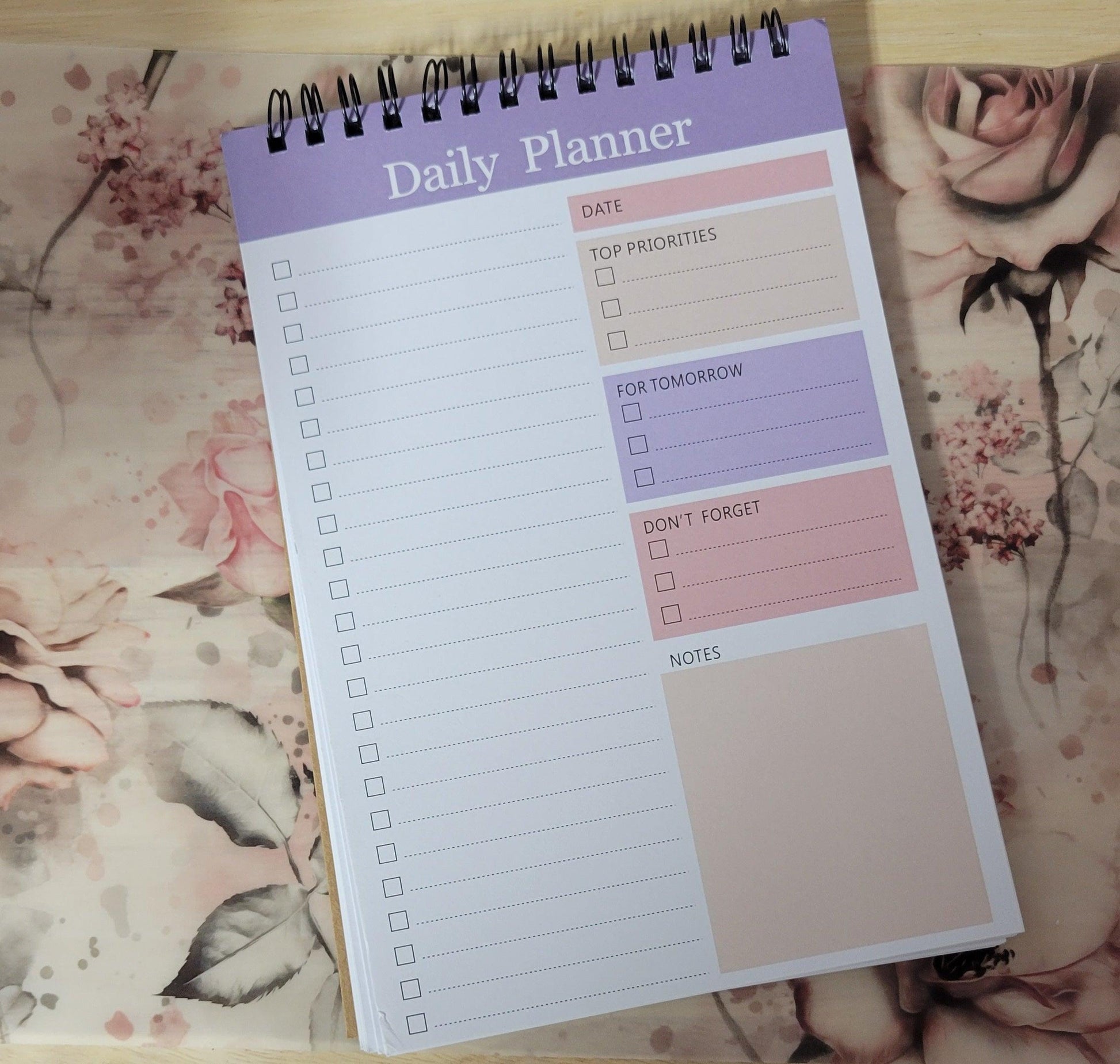 Daily Planner - Purple - Simply Graced Mama