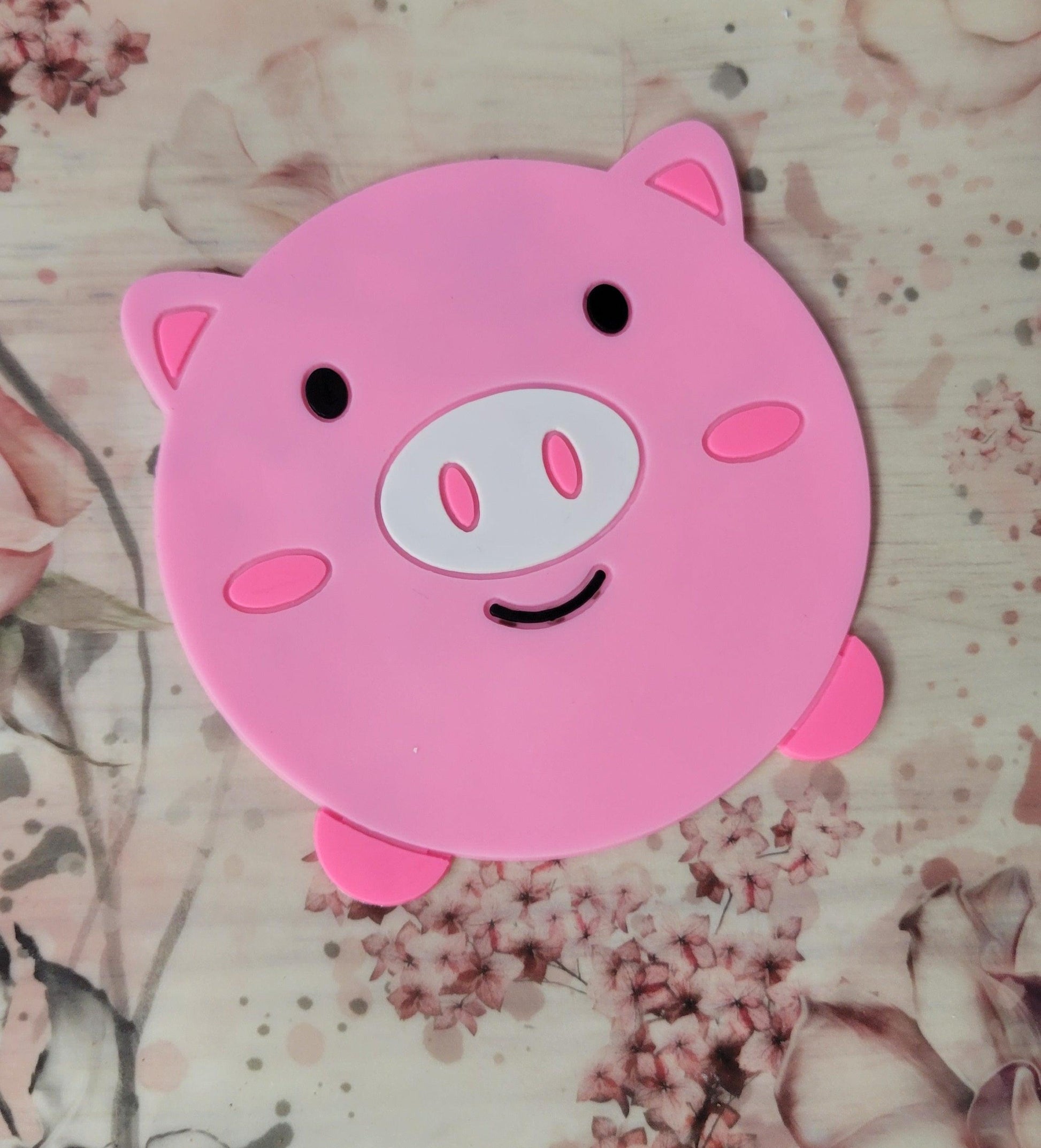 Pig Silicone Coaster - Simply Graced Mama