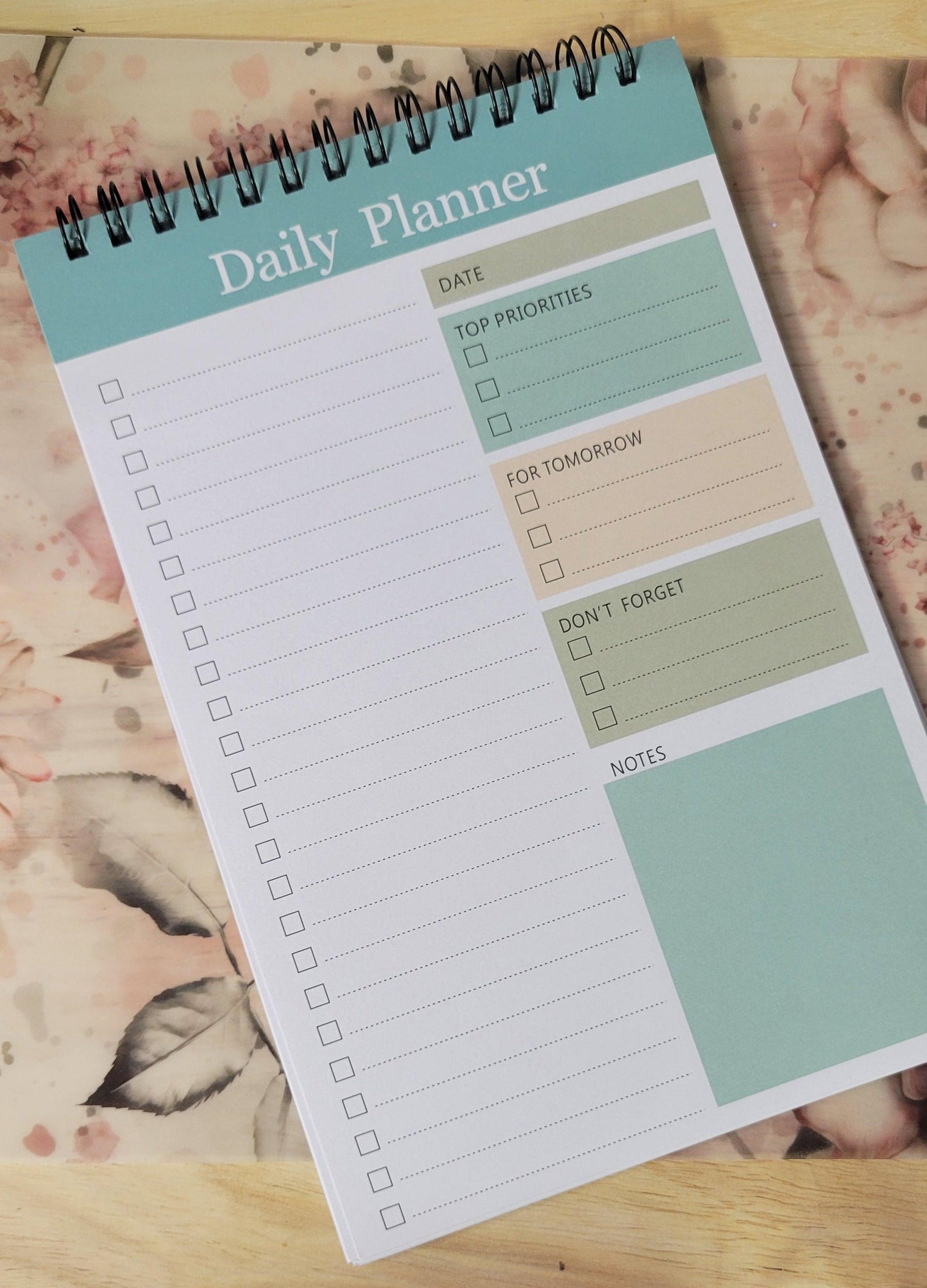 Daily Planner - Mint - Simply Graced Mama