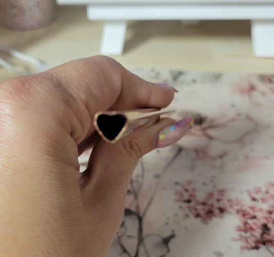 Heart Shaped Stainless Steel Straw - Brown - Simply Graced Mama