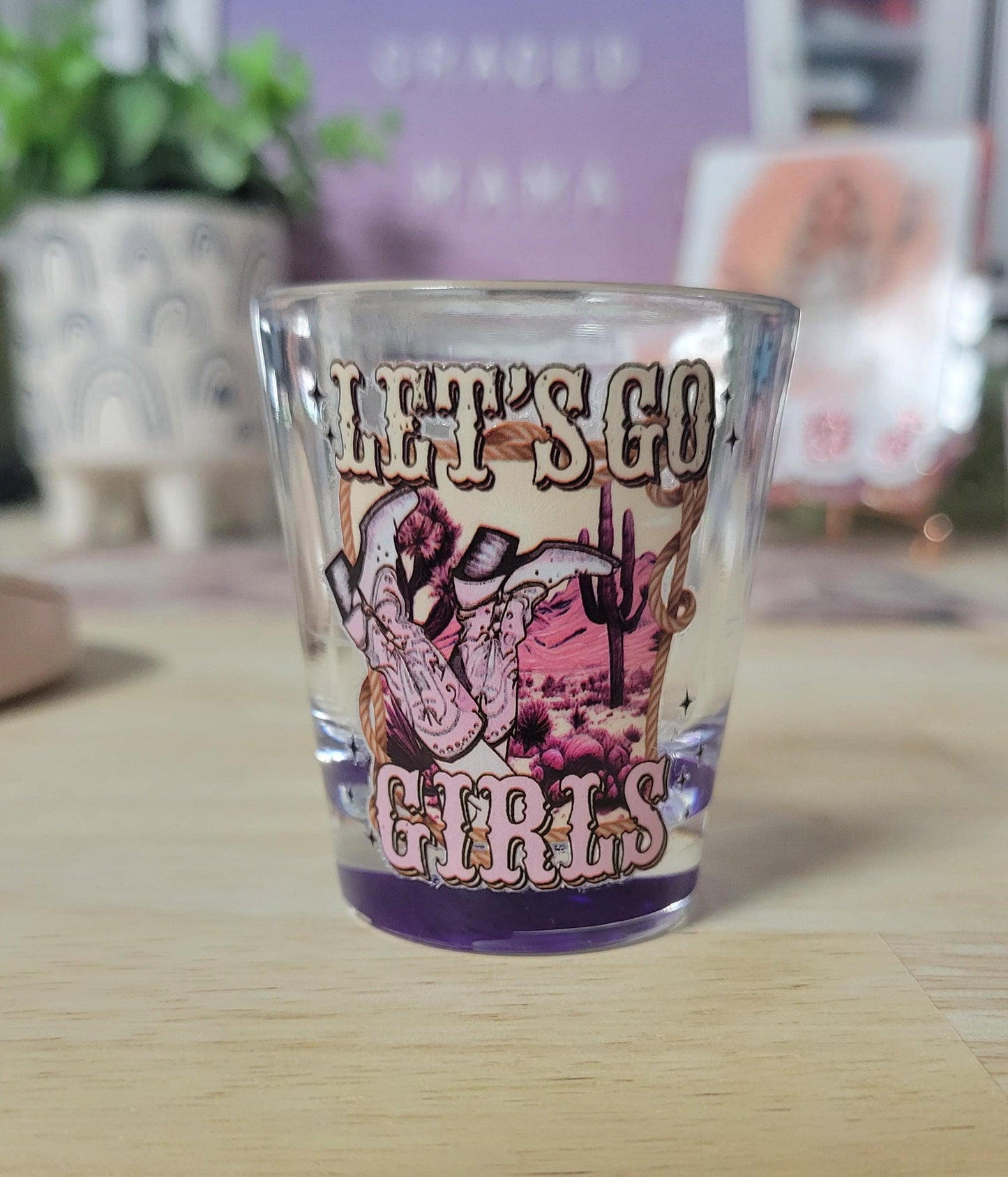 Let's Go Girls Shot Glass - 1.5oz - Simply Graced Mama