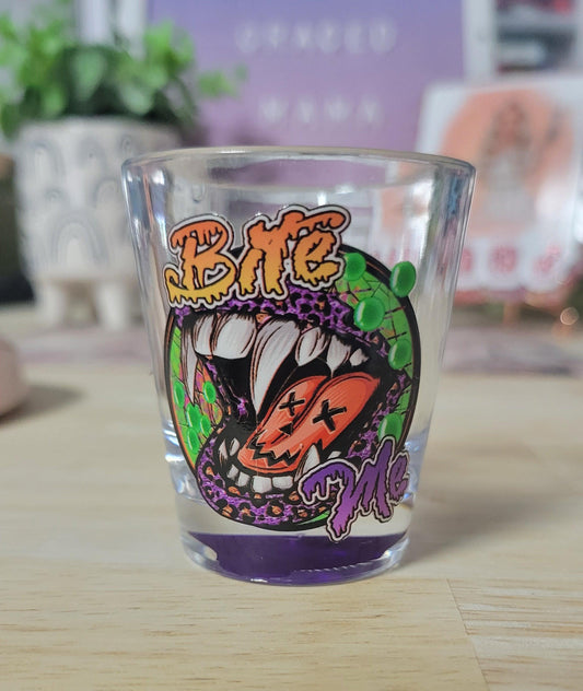 Bite Me Shot Glass - 1.5oz - Simply Graced Mama