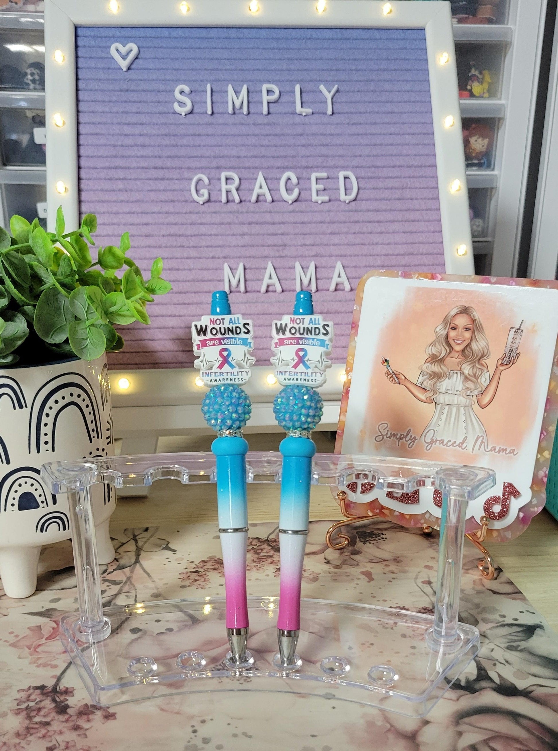 Not All Wounds are Visible Infertility Awareness - Design #3 - Simply Graced Mama
