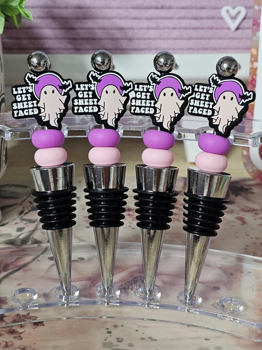 Let's Get Sheet Faced Wine Stoppers - Simply Graced Mama