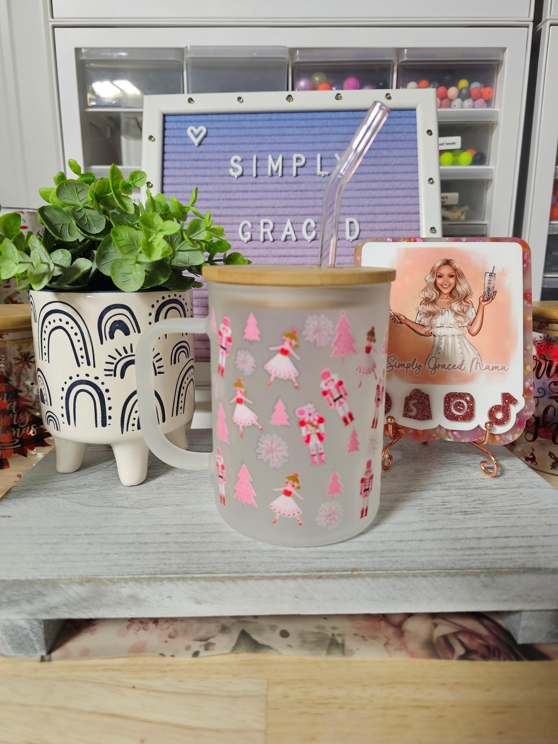 Ballerina Frosted Mug - Simply Graced Mama