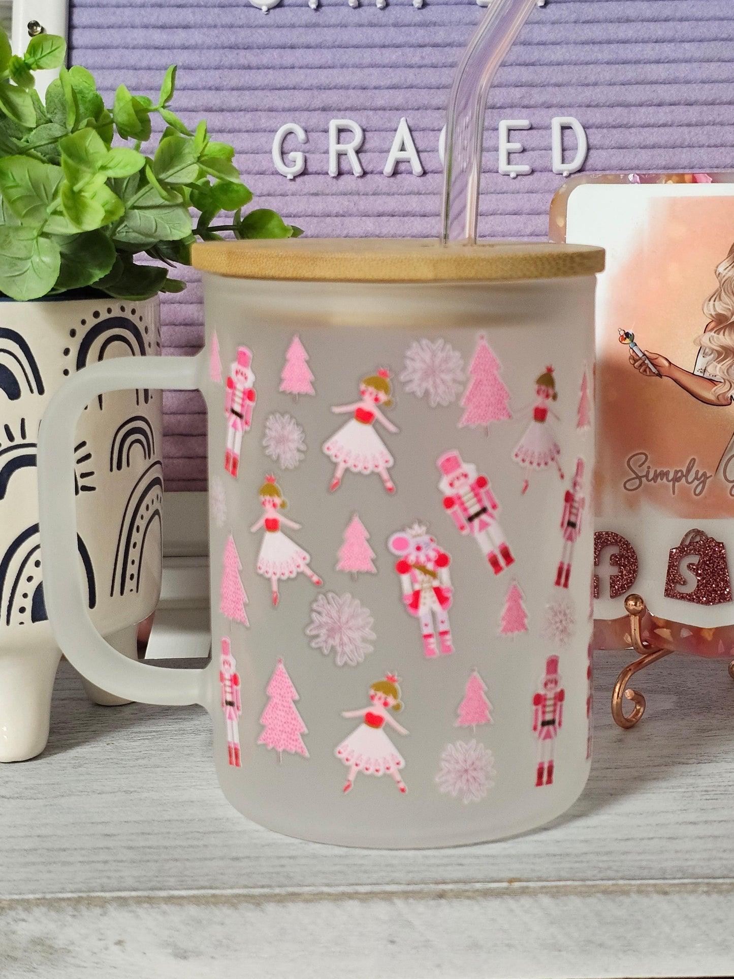 Ballerina Frosted Mug - Simply Graced Mama