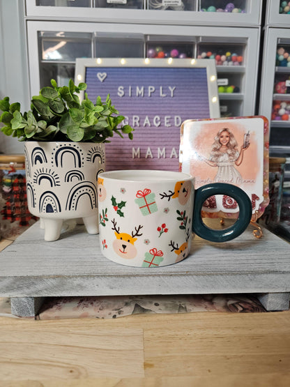 Reindeer & Presents Mug - Simply Graced Mama