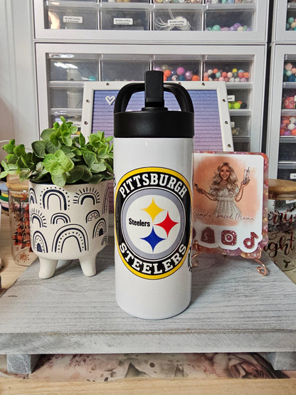 Steelers Water Bottle - Simply Graced Mama