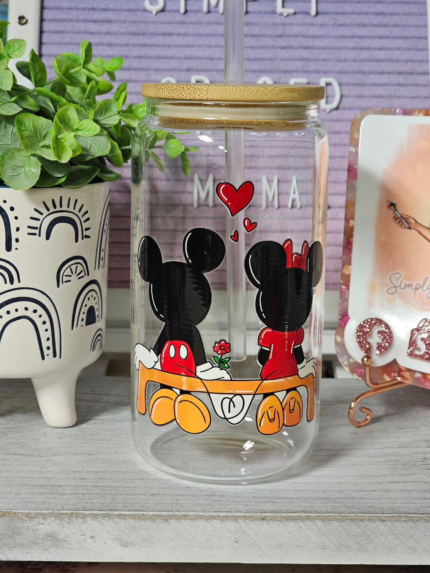 Mouse Love Libby Glass - Simply Graced Mama