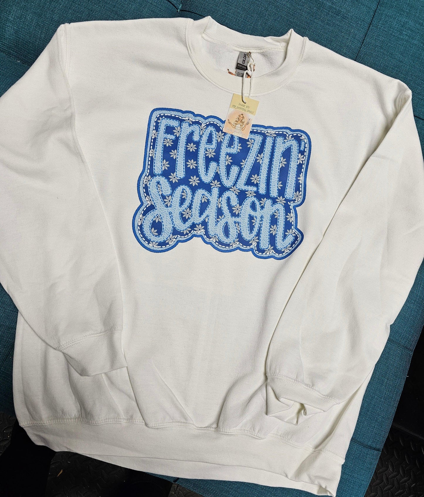 Freezin Season Crewneck - Simply Graced Mama