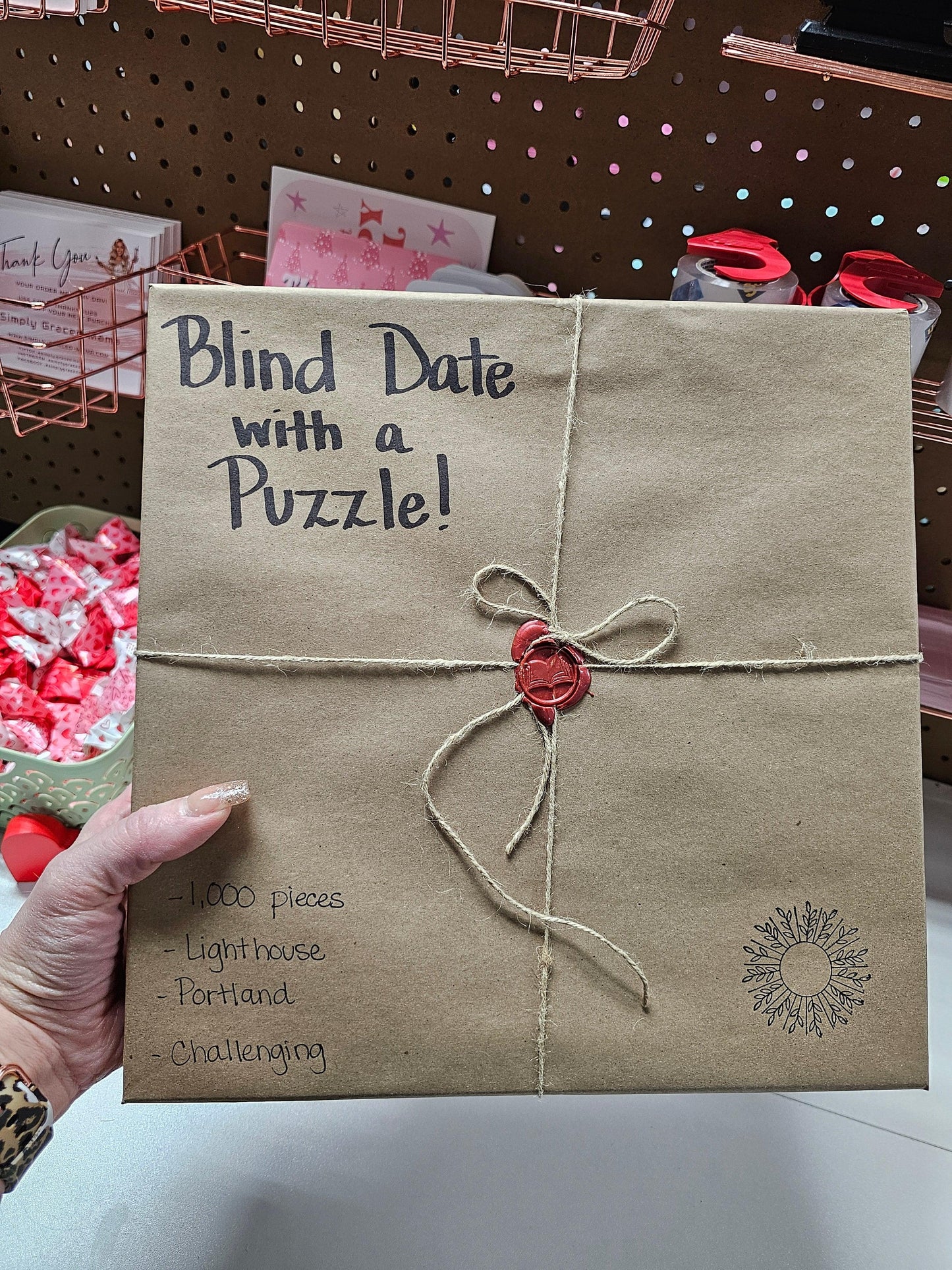 Blind Date with a Puzzle - Simply Graced Mama