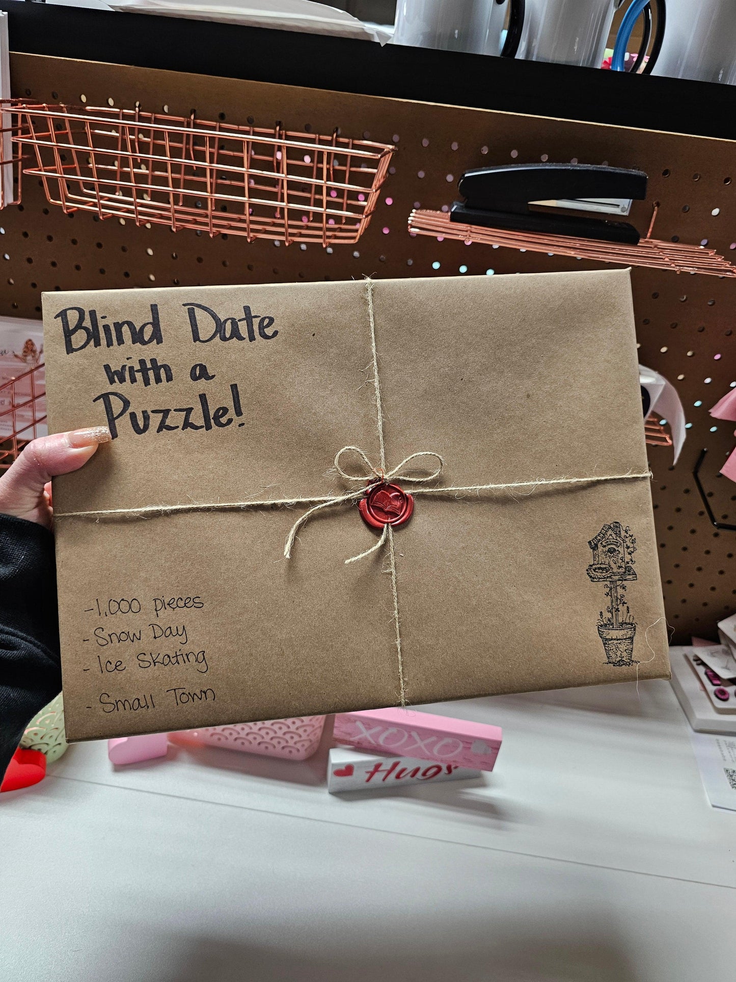 Blind Date with a Puzzle - Simply Graced Mama