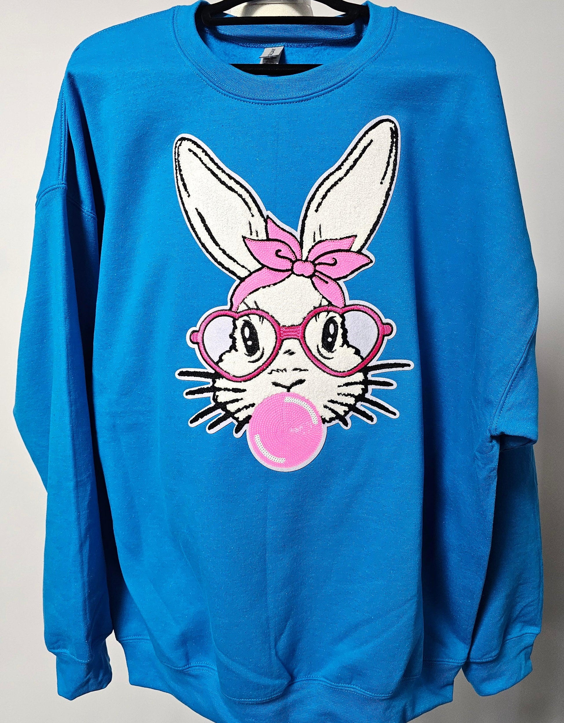 Bubble Gum Bunny Crewneck - Simply Graced Mama