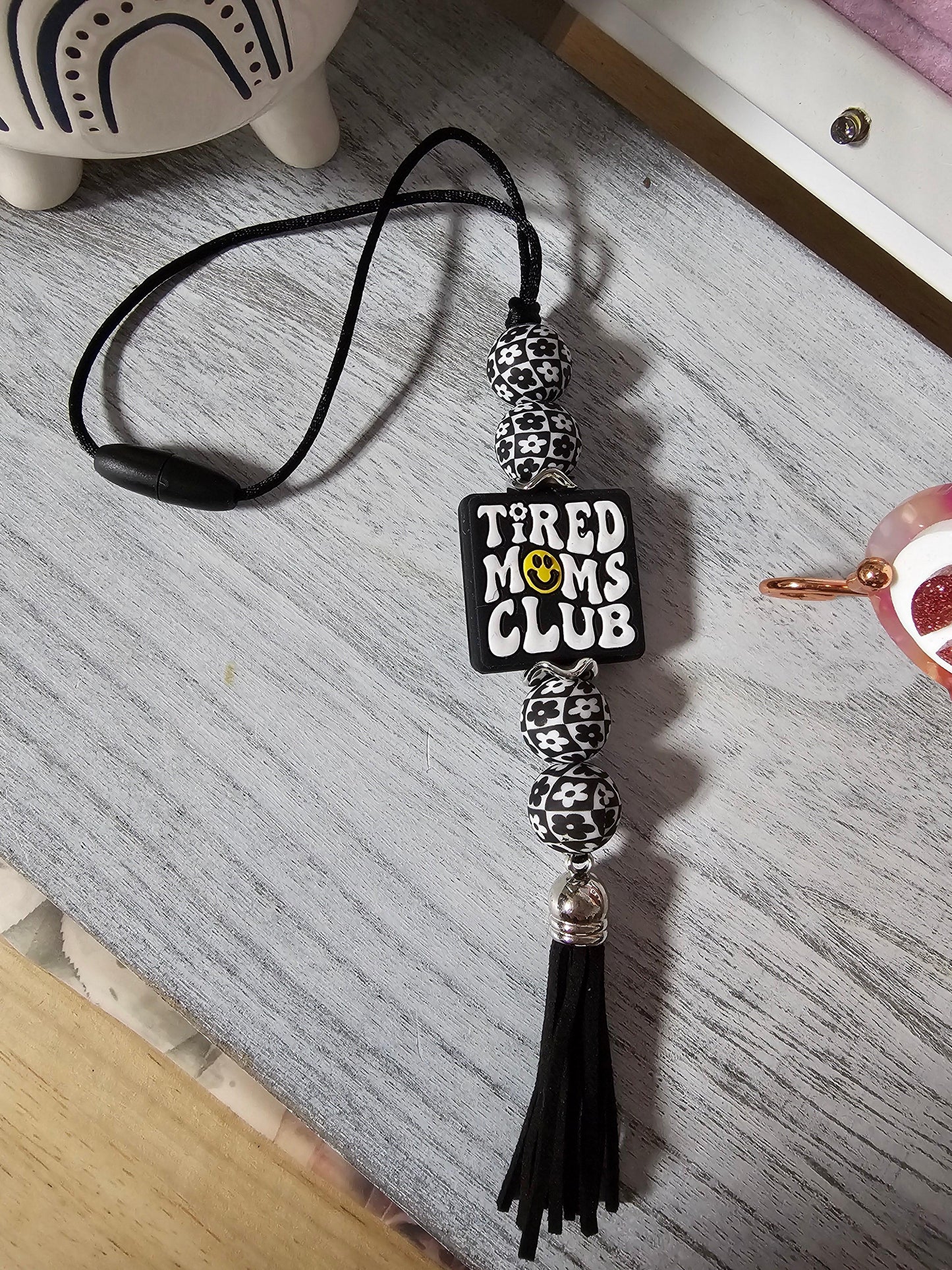 Tired Mom's Club Car Charm - Simply Graced Mama