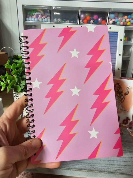 Medium Lightning Bolt Notebook - Simply Graced Mama