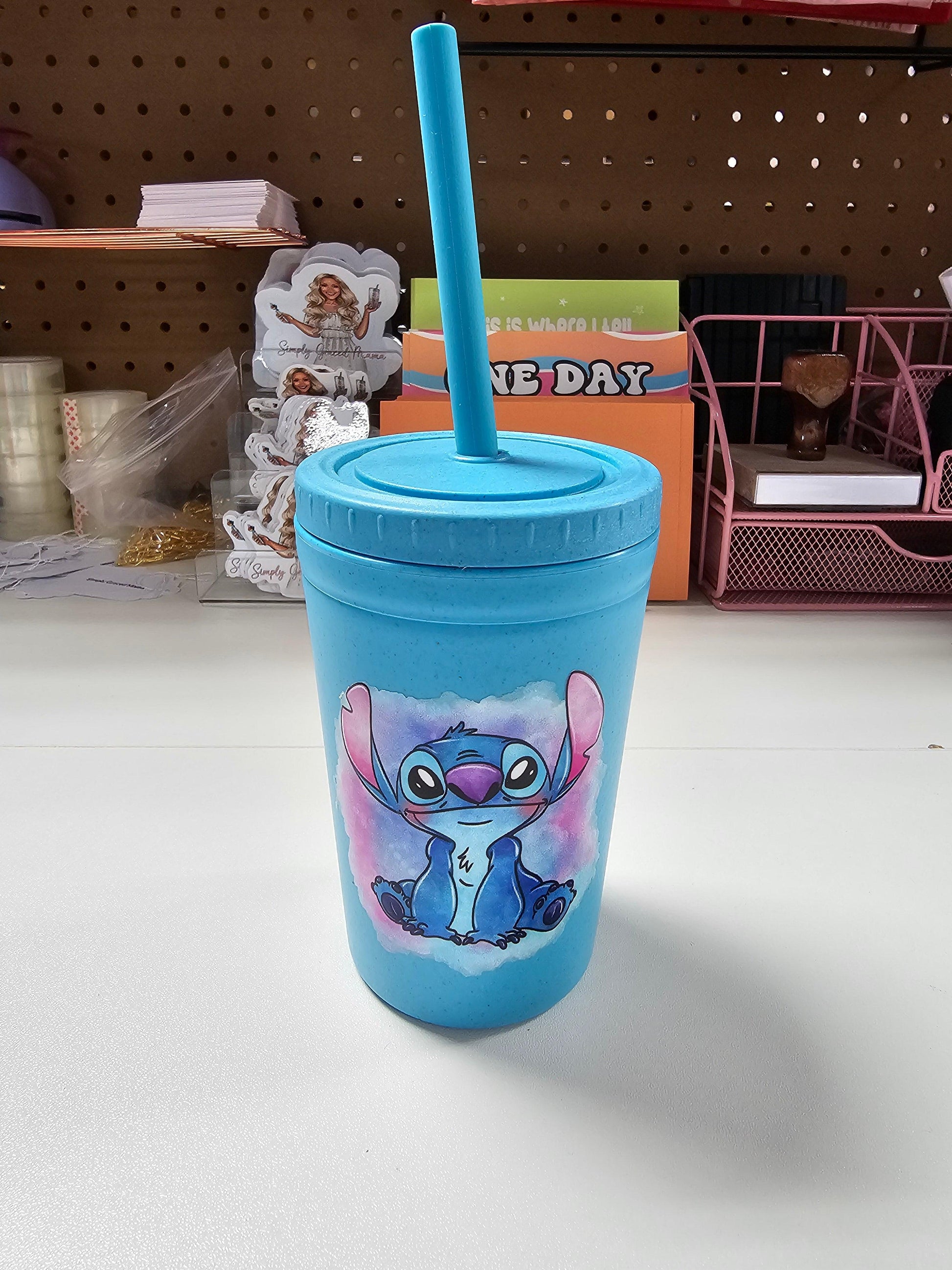 Stitch Kids Drinking Cup - Simply Graced Mama