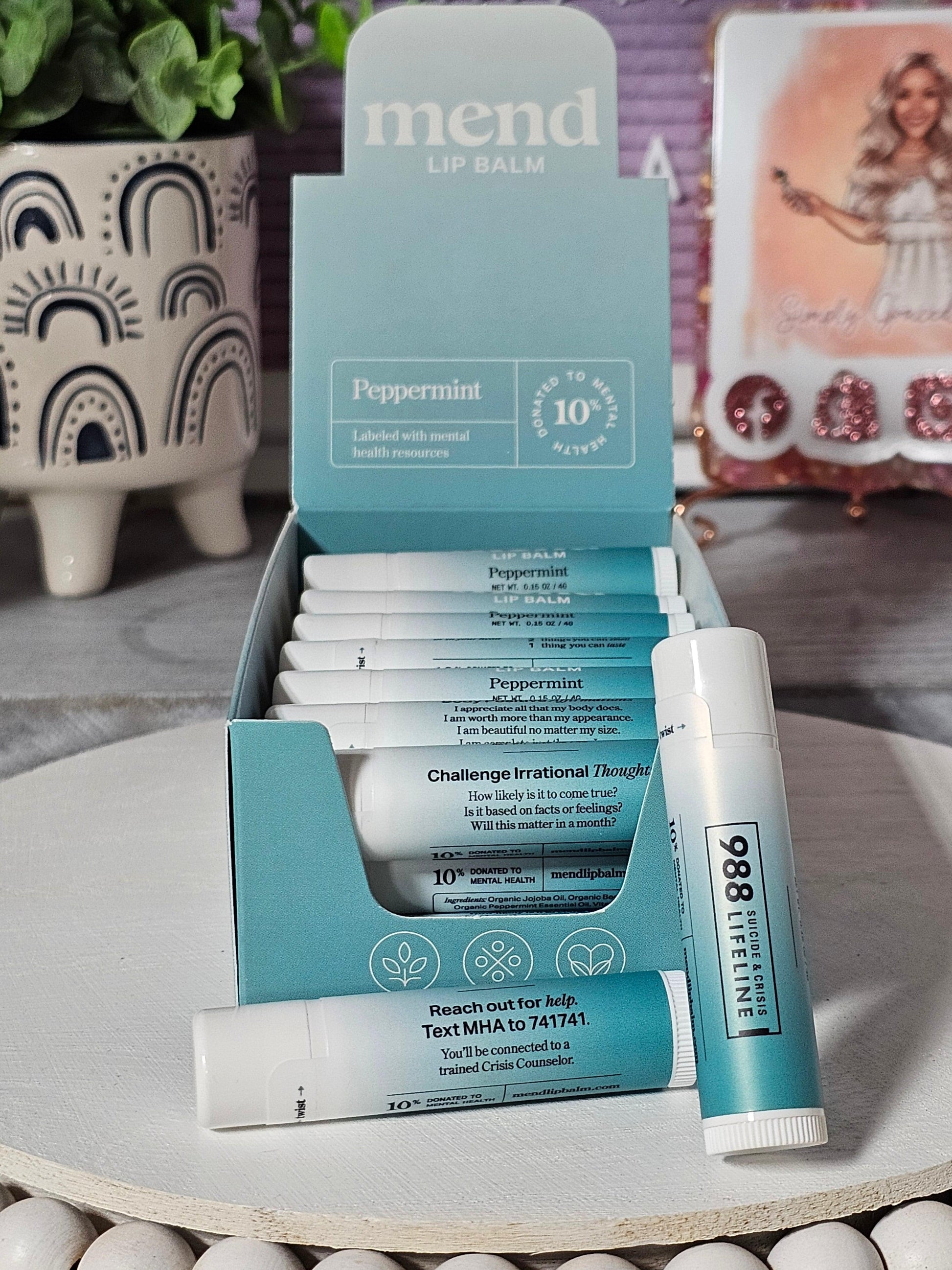 Mend Lip Balm in Peppermint - Simply Graced Mama