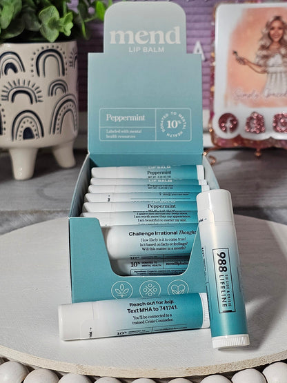 Mend Lip Balm in Peppermint - Simply Graced Mama