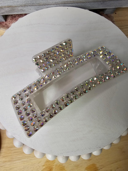 Custom Rhinestoned XL Claw Hair Clip - Simply Graced Mama