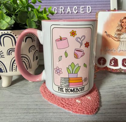 Strawberry Mug Rug - Simply Graced Mama