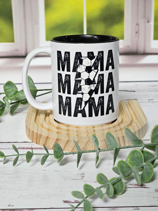 Soccer Mama Mug - Black