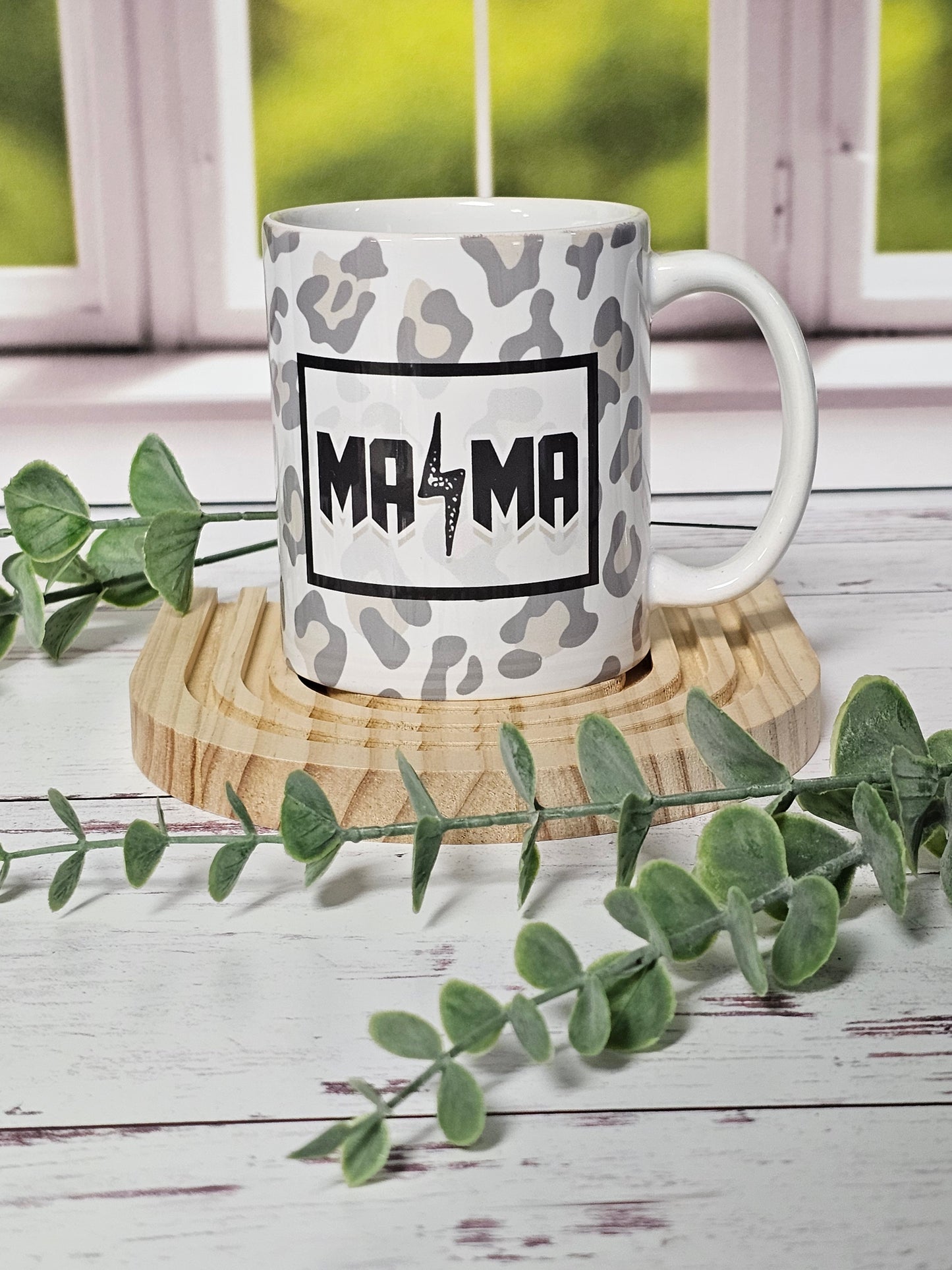 Mama Leopard Print Mug