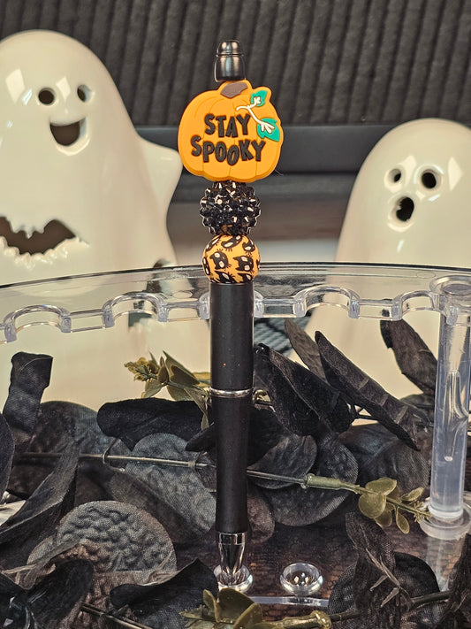 Stay Spooky Beaded Pen