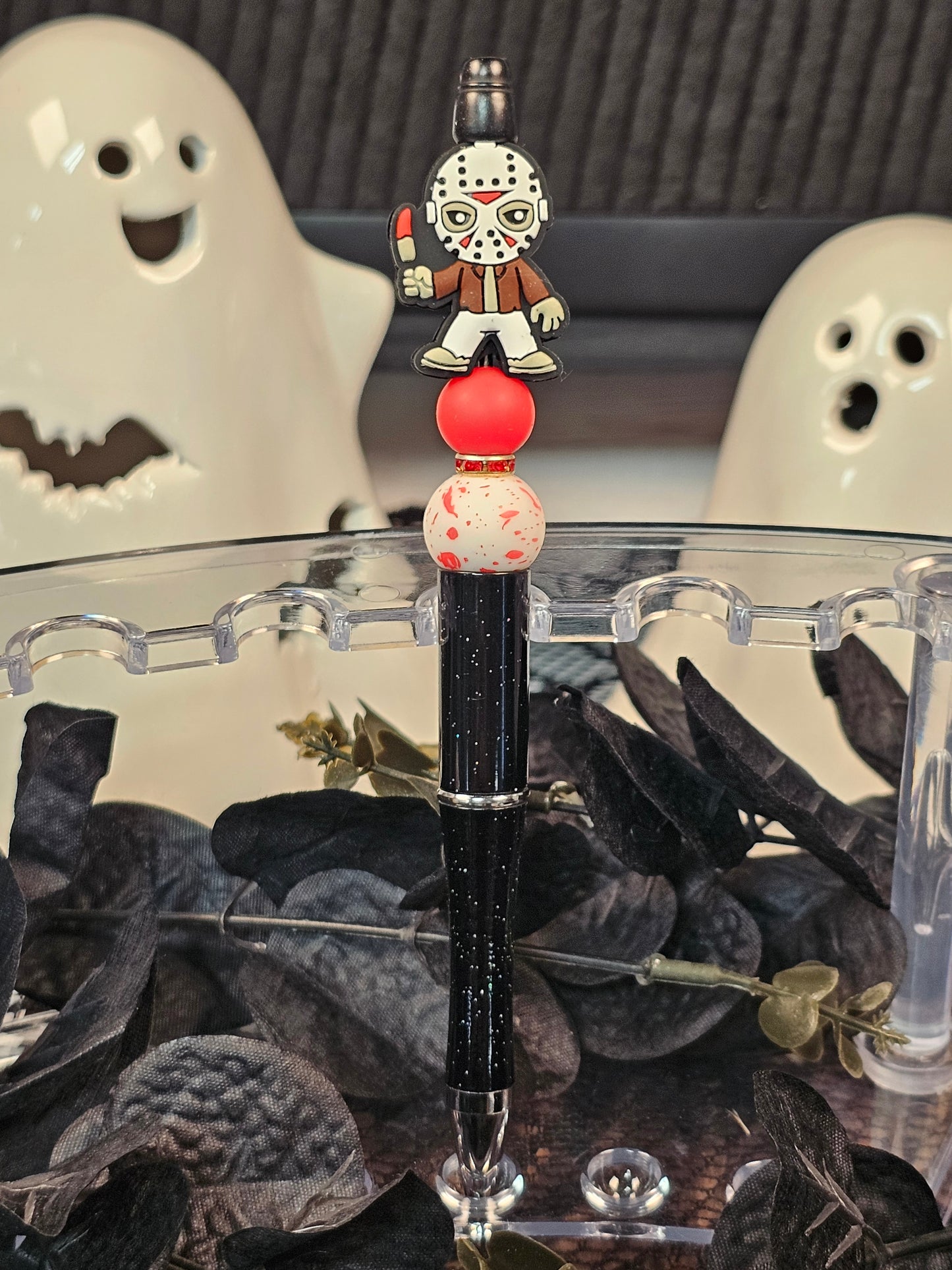 Jason Horror Themed Beaded Pen