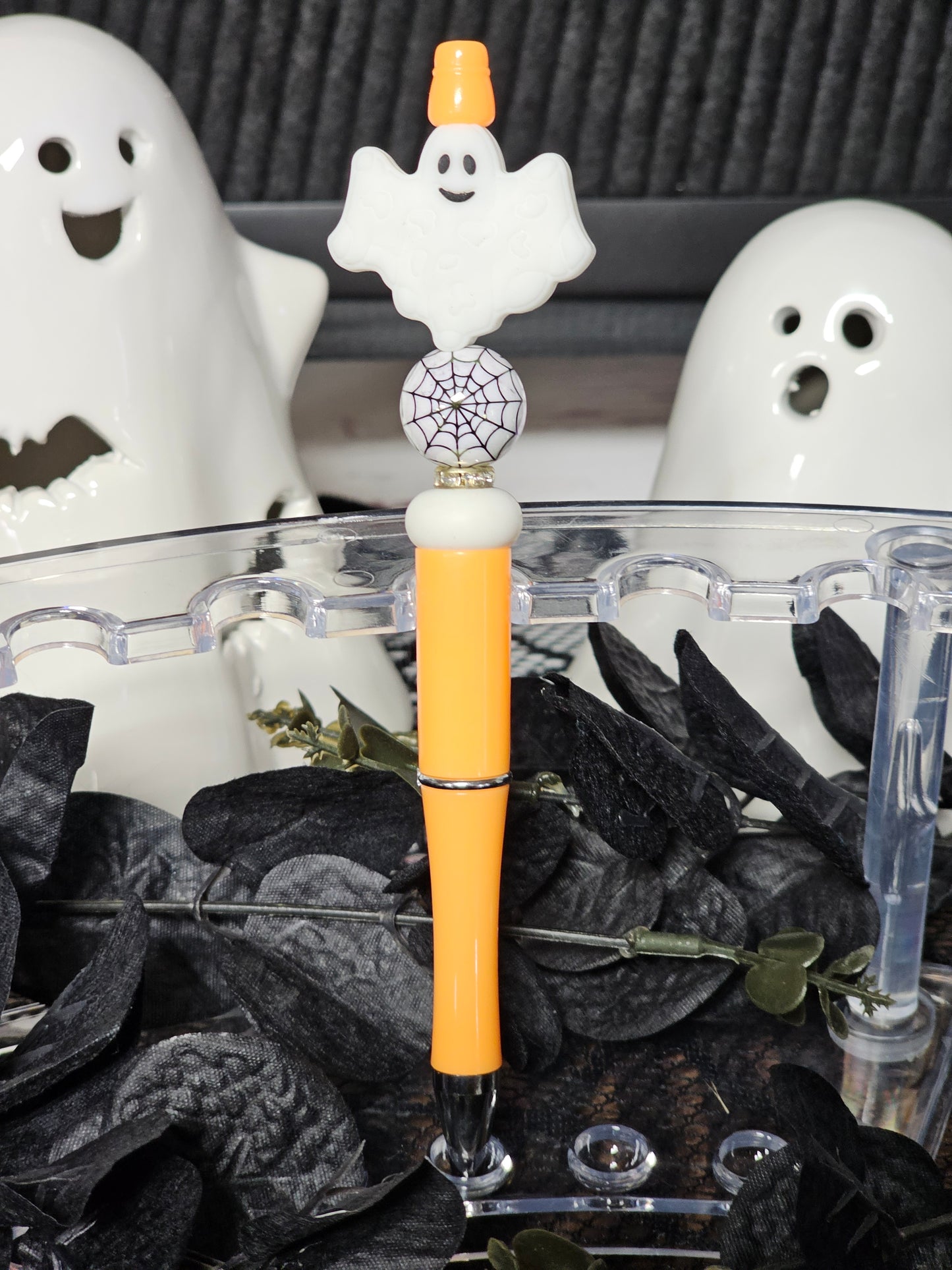 Ghost Beaded Pen