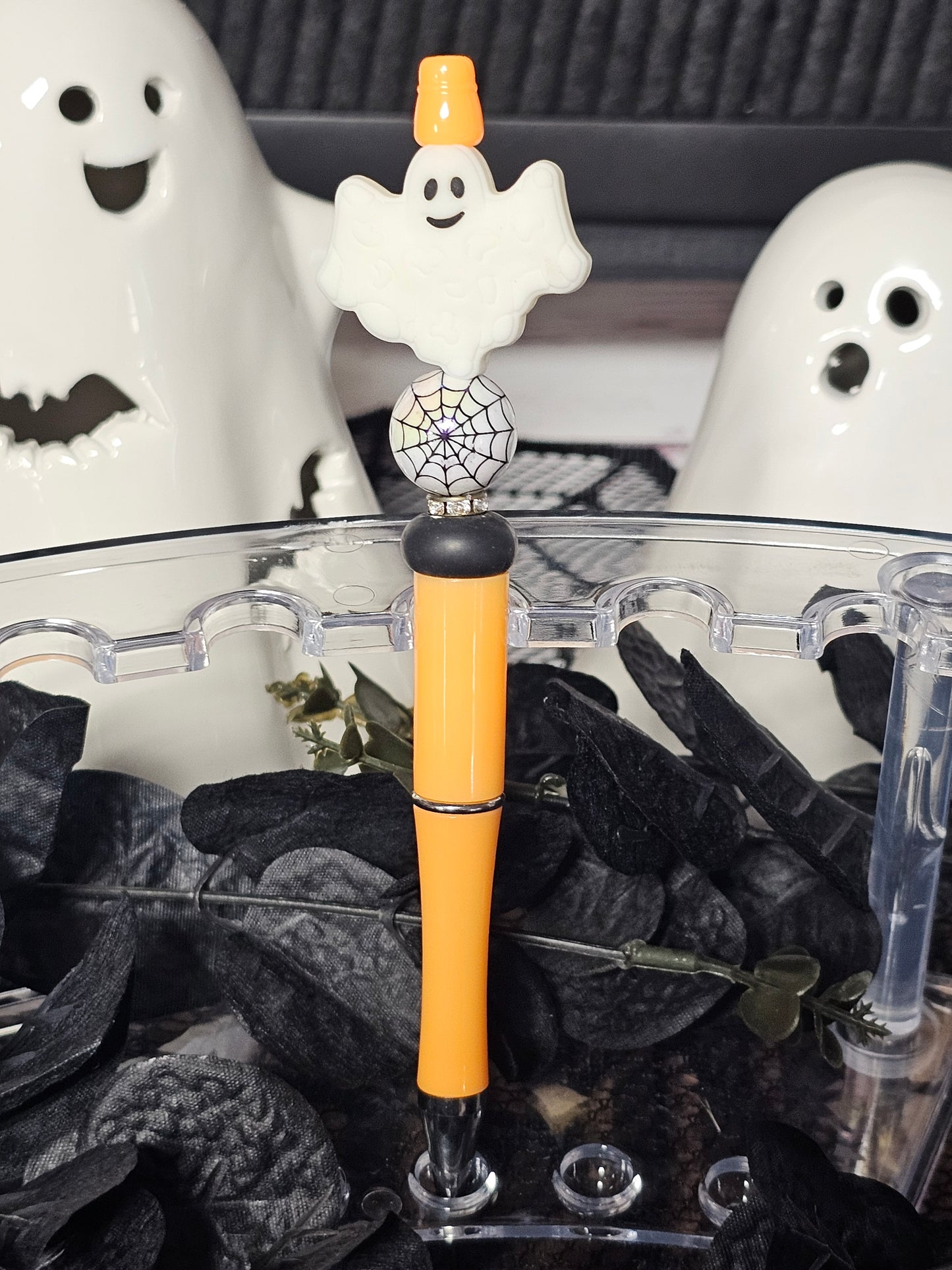 Ghost Beaded Pen-#2