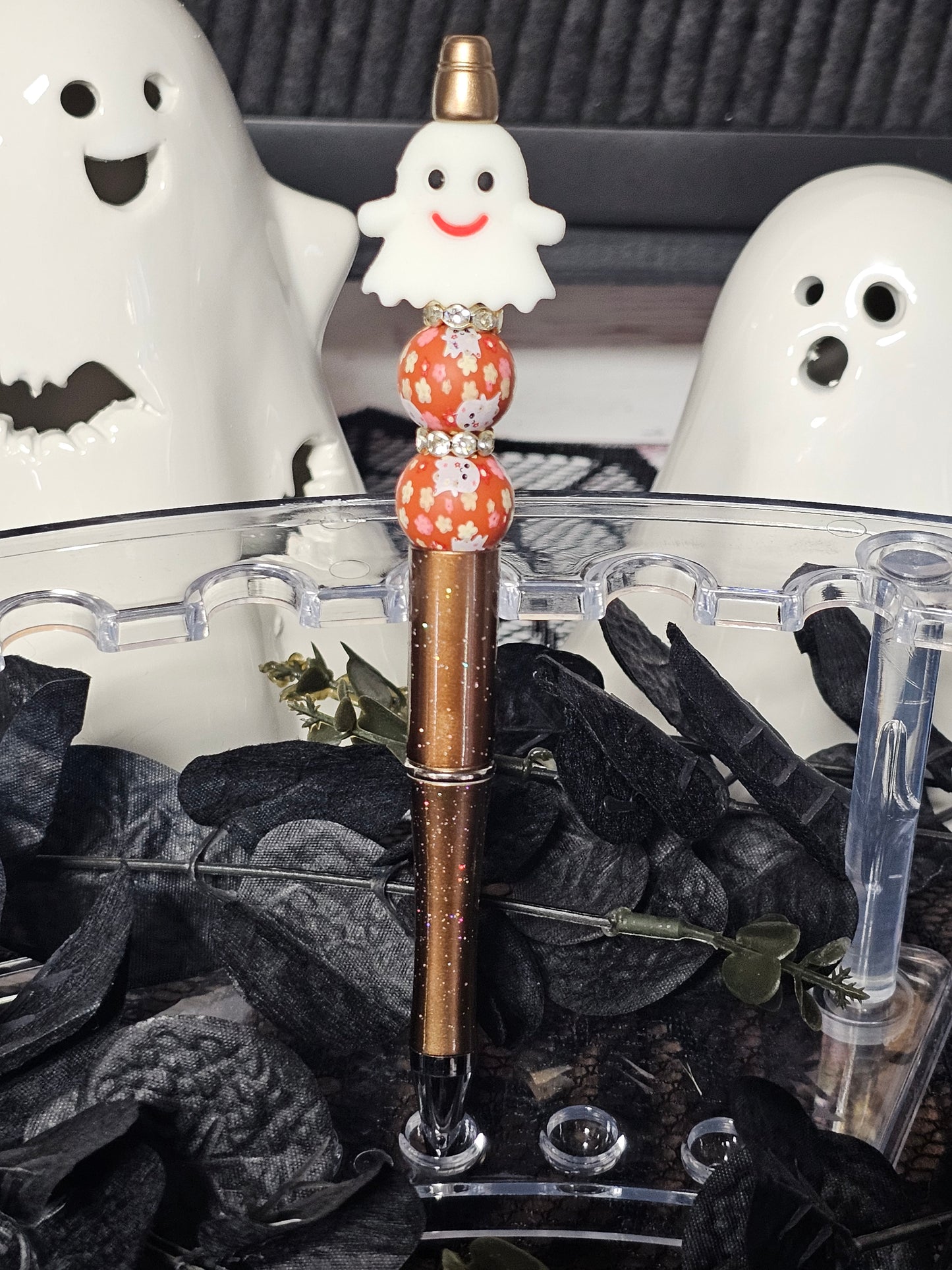 Ghost Beaded Pen