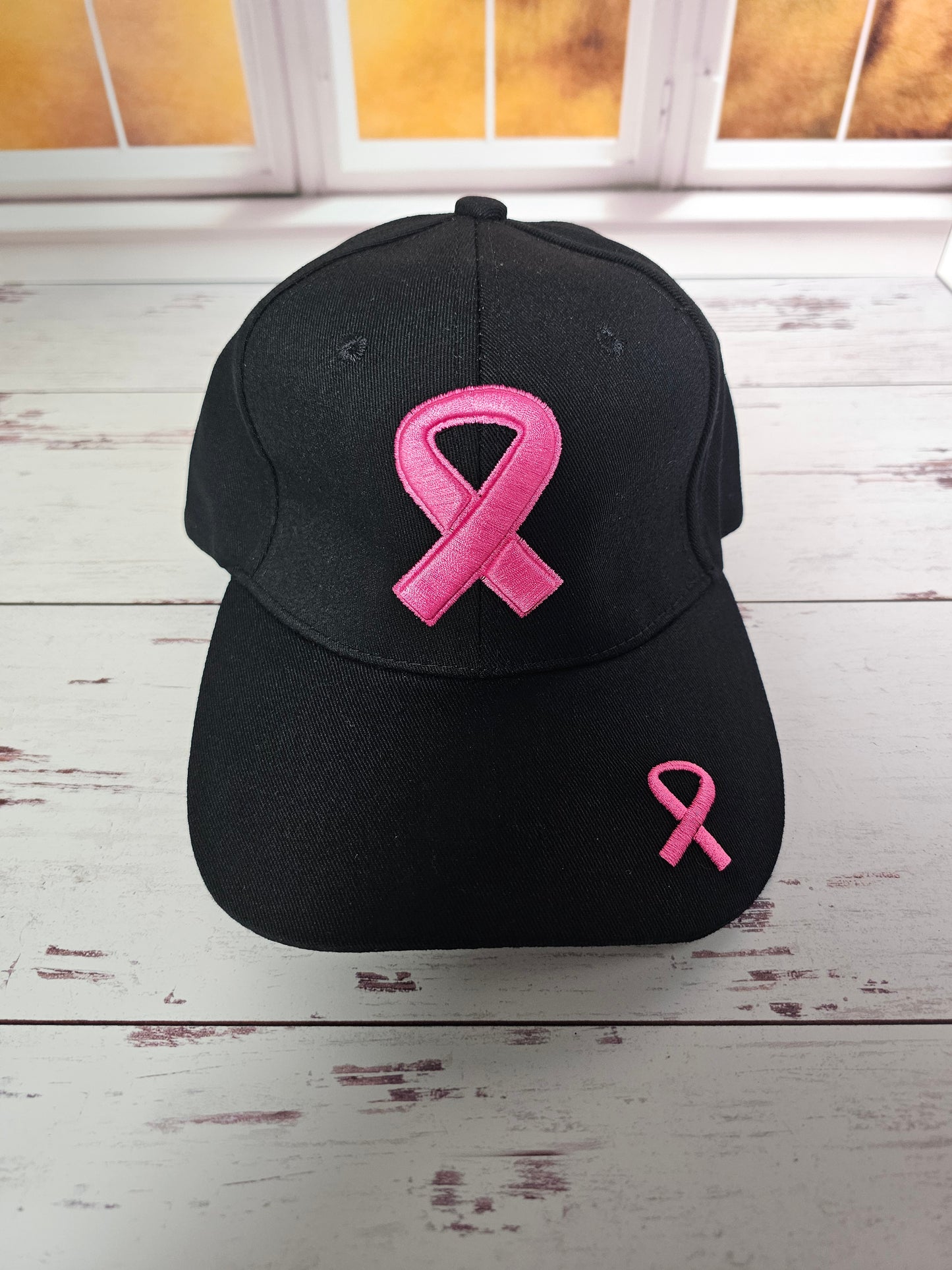 Embroidered Breast Cancer Awareness Baseball Cap