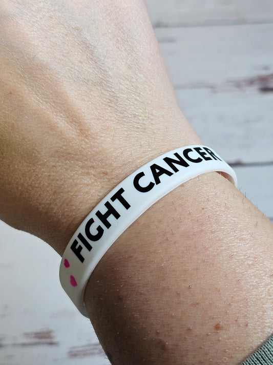 Fight Cancer Breast Cancer Wristband