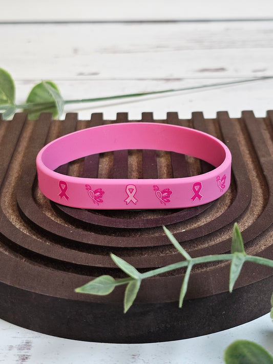 Breast Cancer Ribbons Wristband