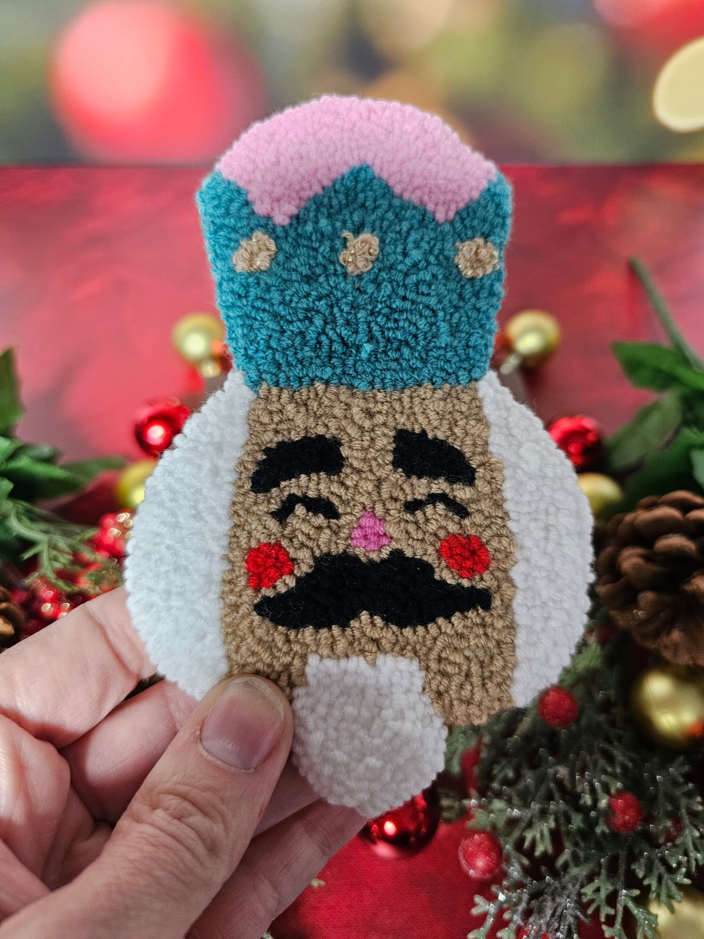 Nutcracker Mug Rug Coaster