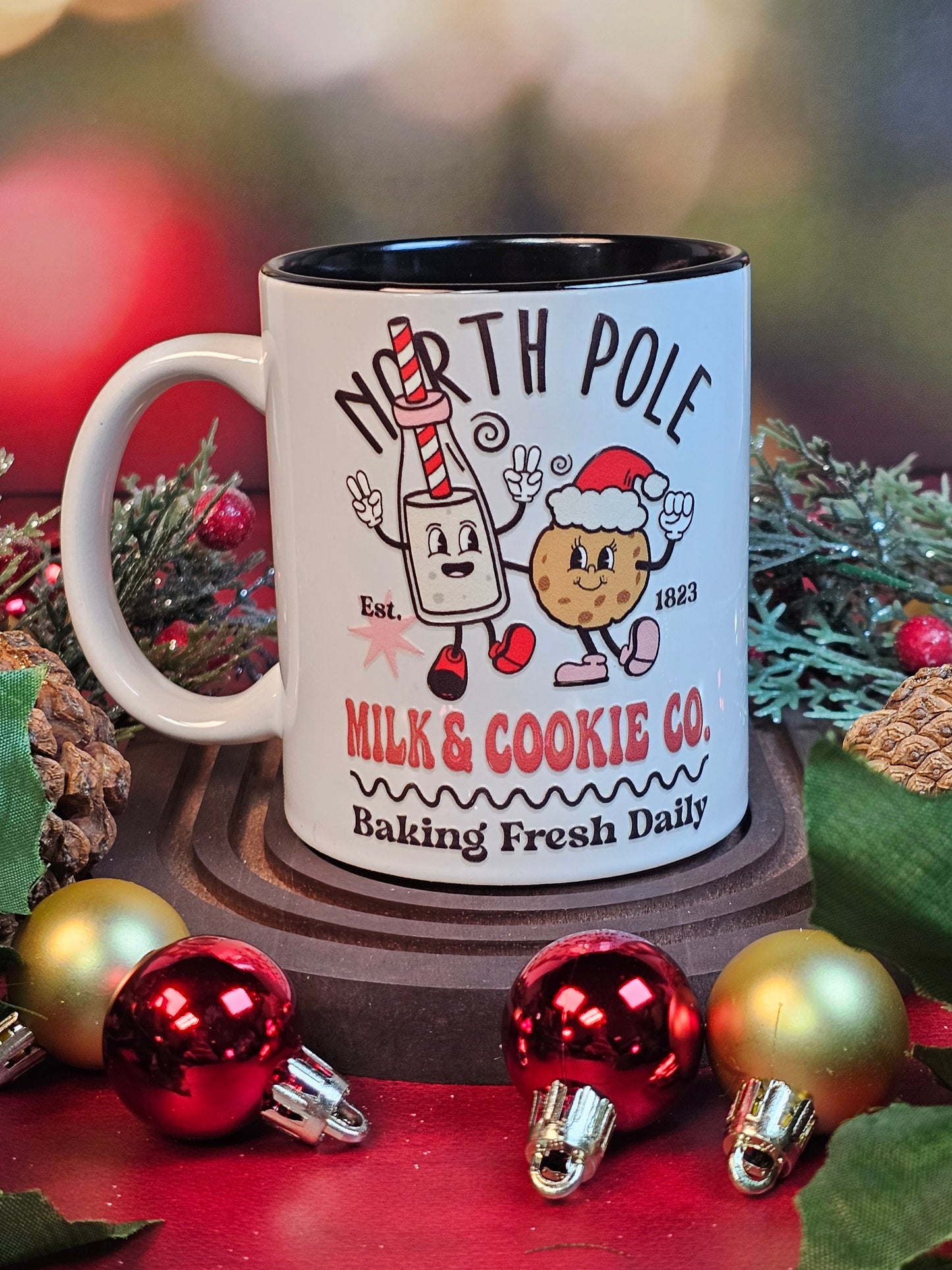 North Pole Milk & Cookies Coffee Mug