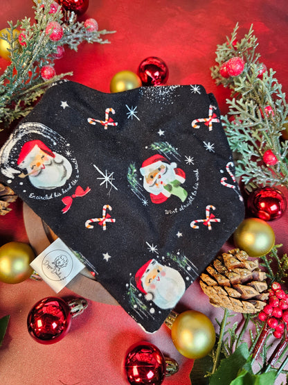 Santa Claus Scrunchie Bandana - Simply Graced Mama