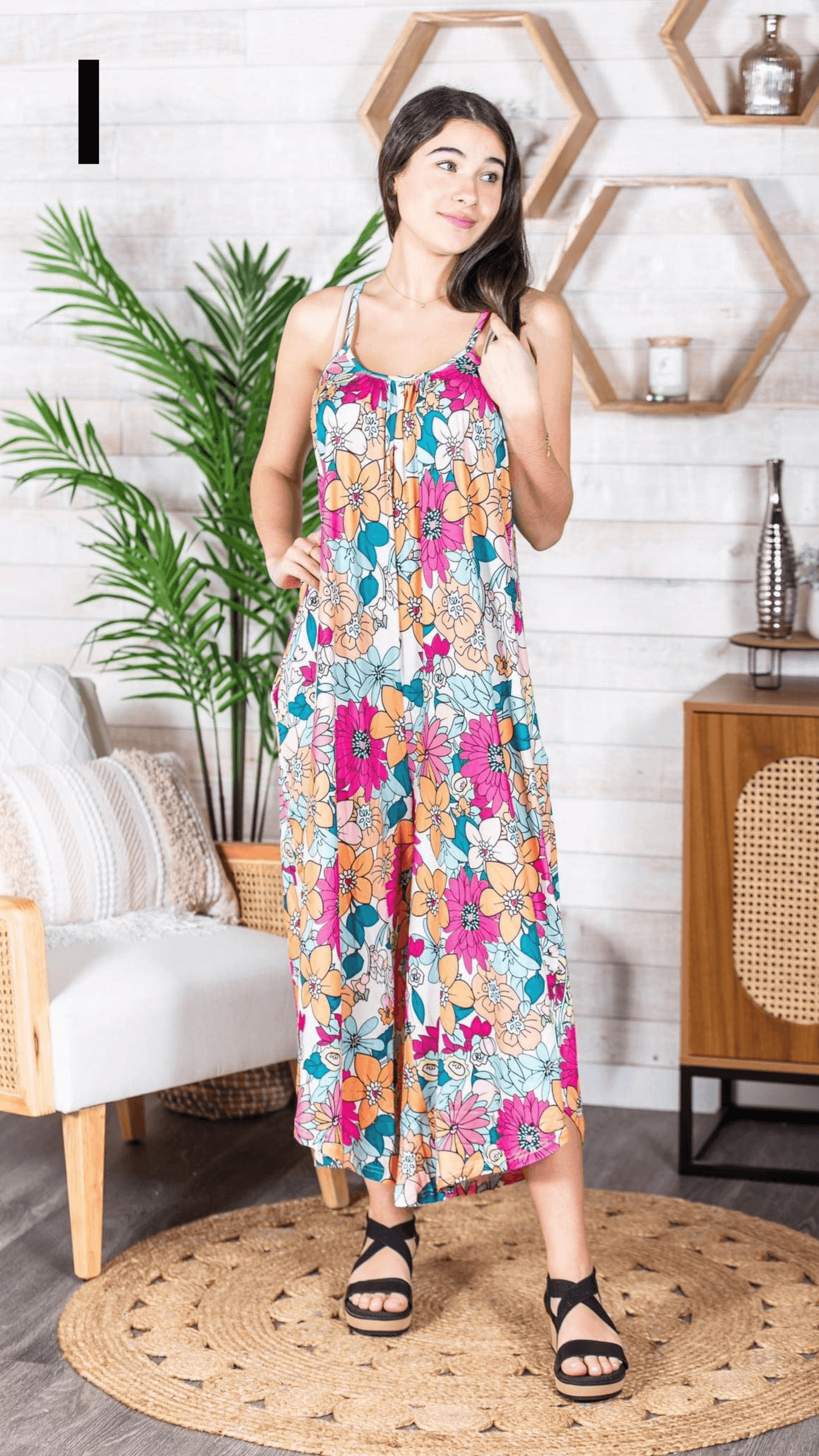 Relaxed Fit Jumpsuit in Assorted Prints - Simply Graced Mama