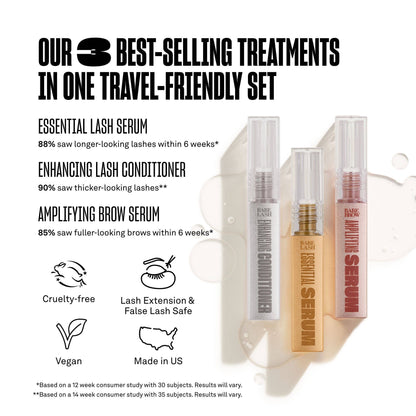 Triple Threat Lash & Brow Serum Mini Set