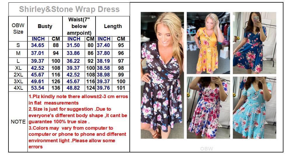 Caroline Wrap Dress in Six Colors