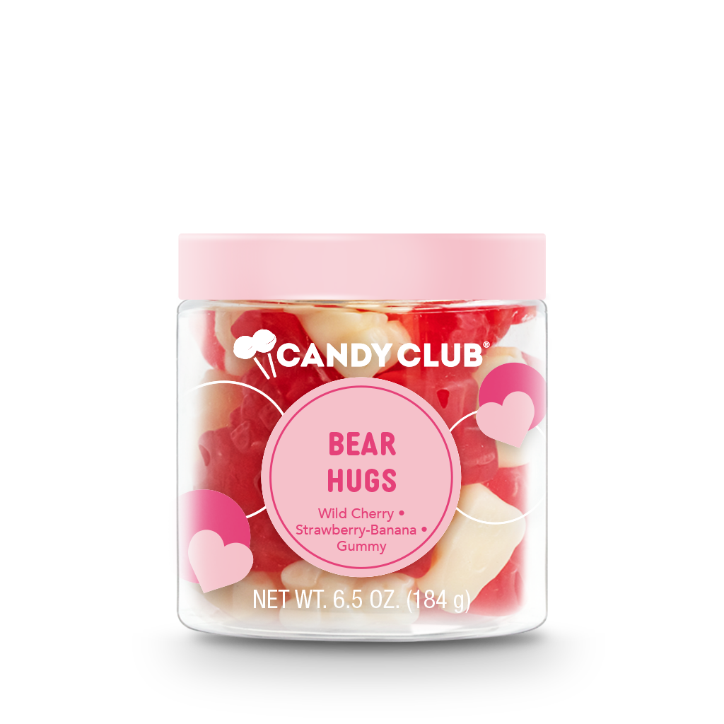 Bear Hugs Strawberry/Banana & Wild Cherry Gummy Bears Candy